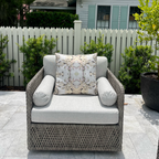 Barcelona Green + Blue Outdoor Pillow