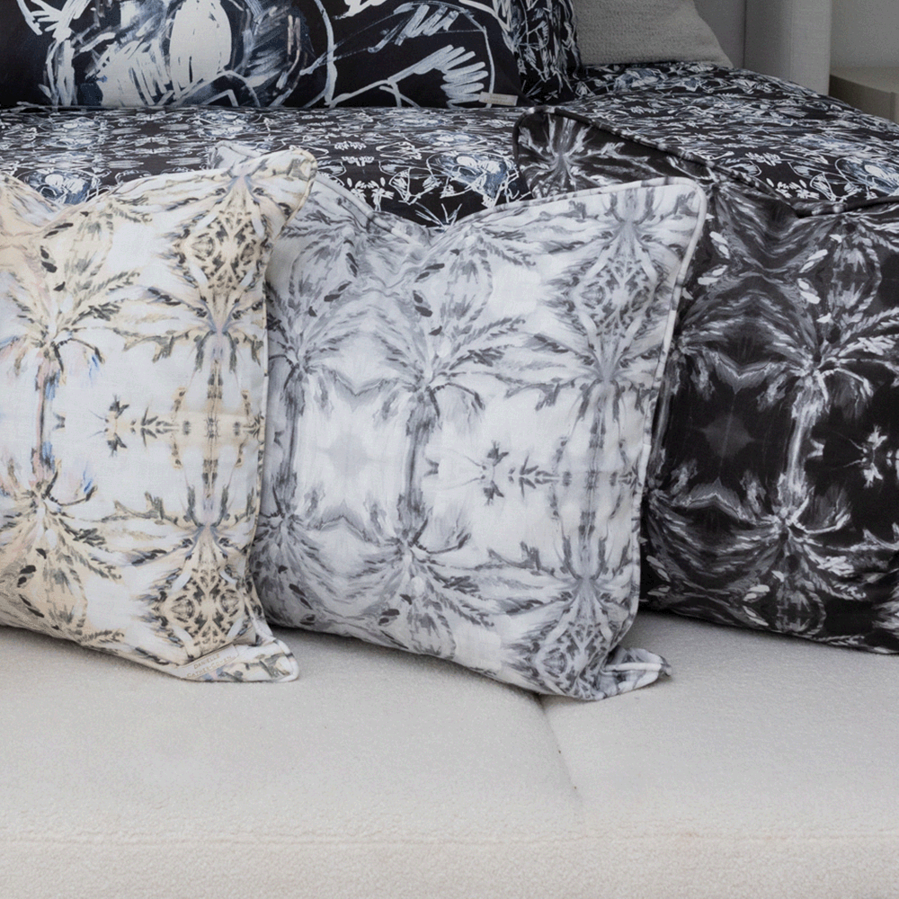 Barcelona Grayscale Pillow Cover