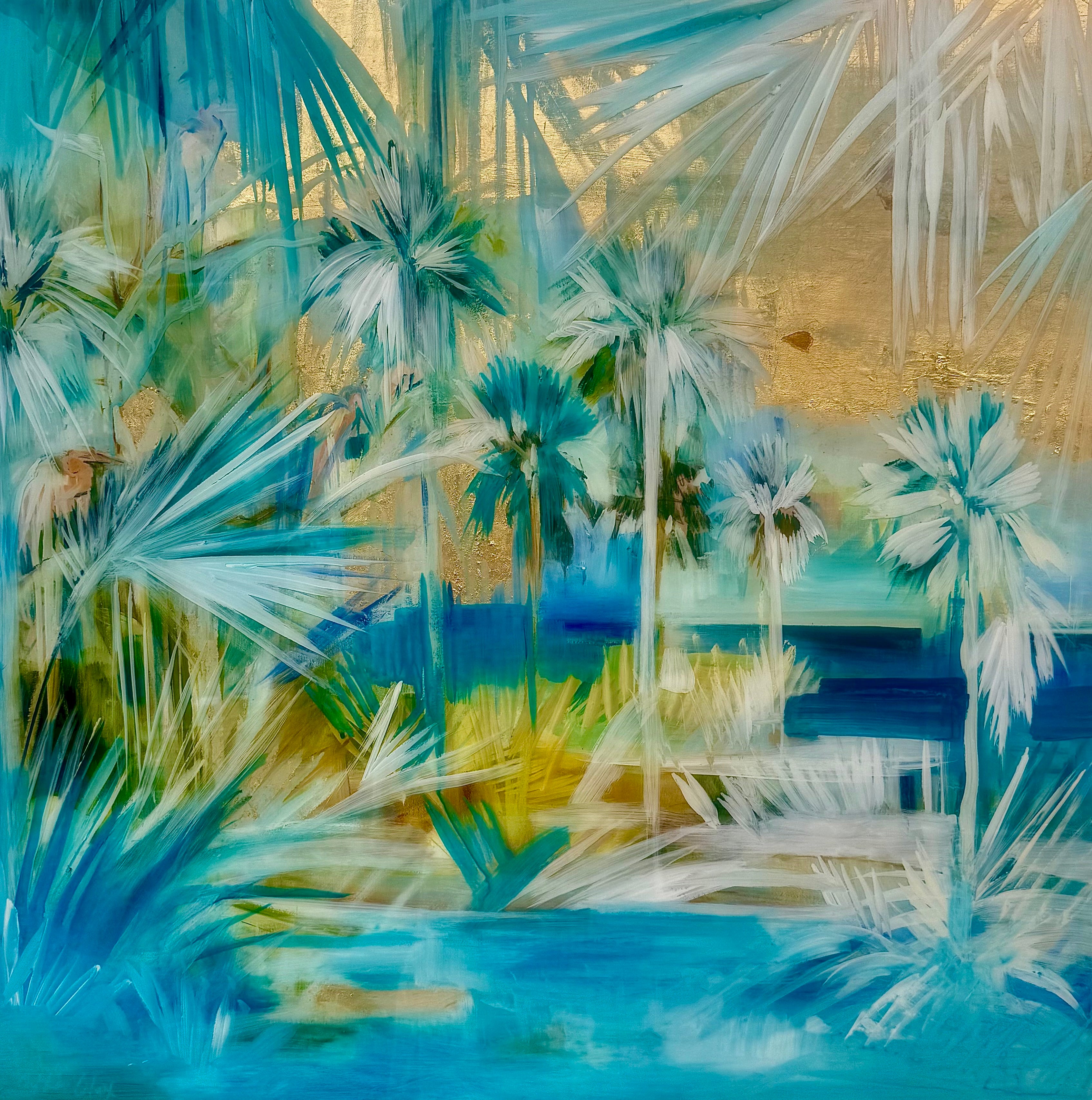 Golden Emerald Palms
