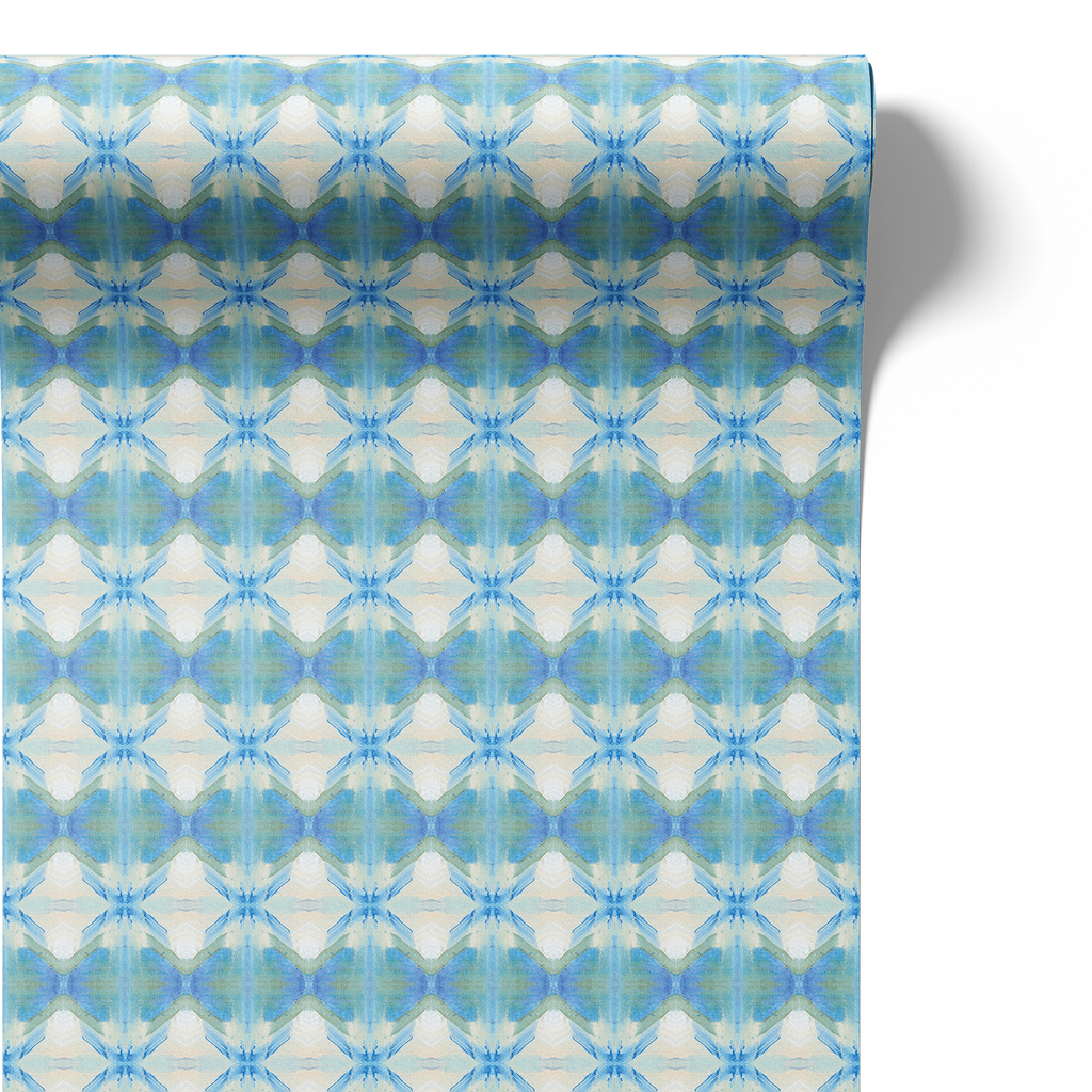 Cerulean Wonder Large Scale Wallcovering