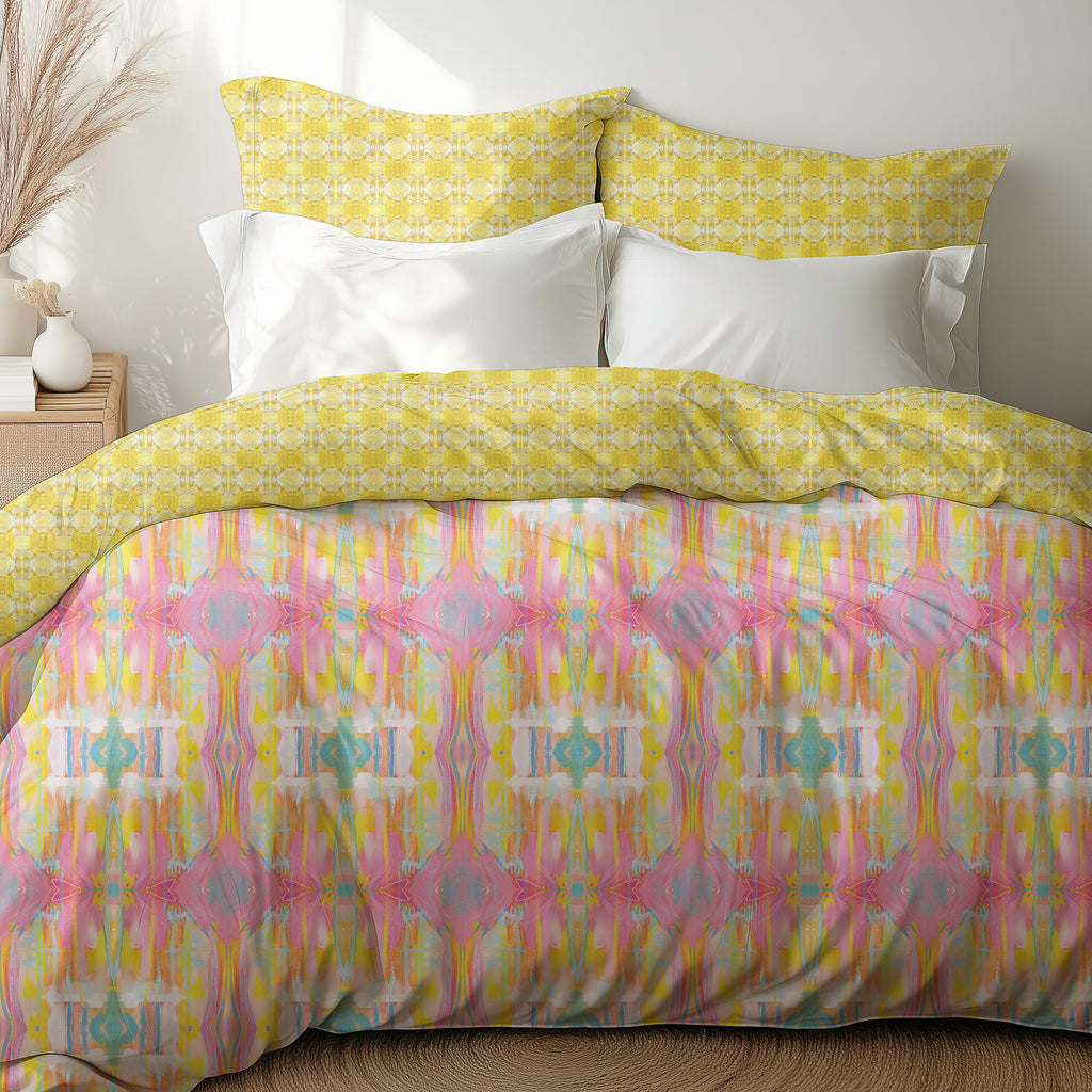 HeartSong + Honeycomb Duvet