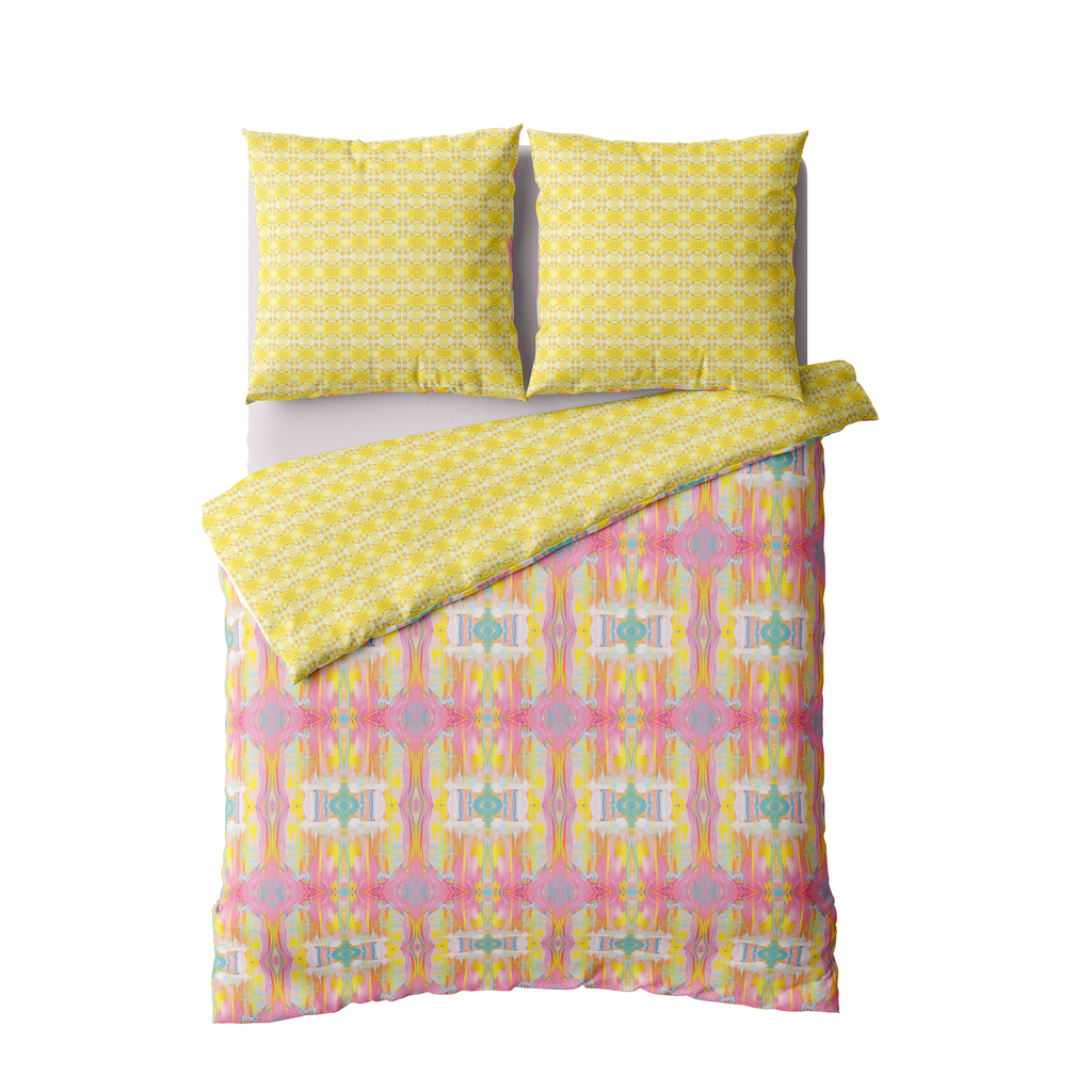 HeartSong + Honeycomb Duvet