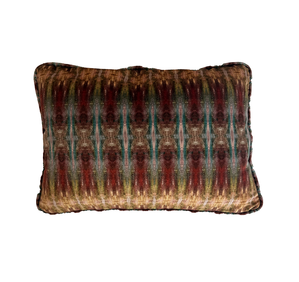 Commodore Velvet Lumbar Pillow Cover