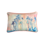 Peachy Palms Art Pillow