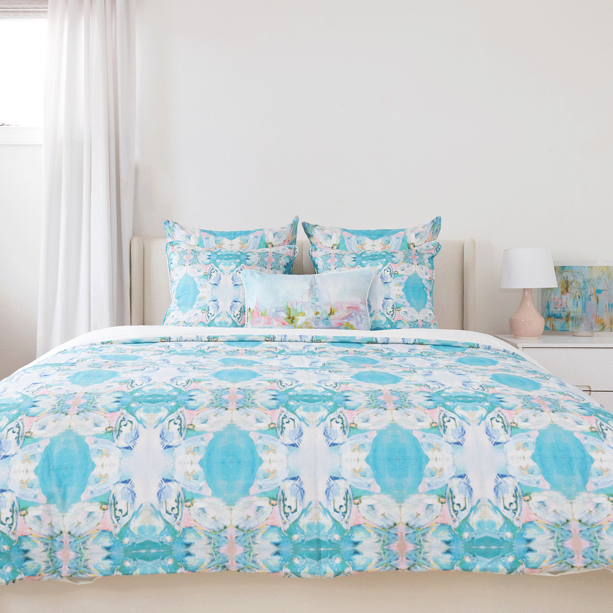 Pearline + Salmon Duvet