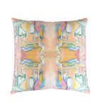 Pinkies + Cerulean Wonder Outdoor Pillow