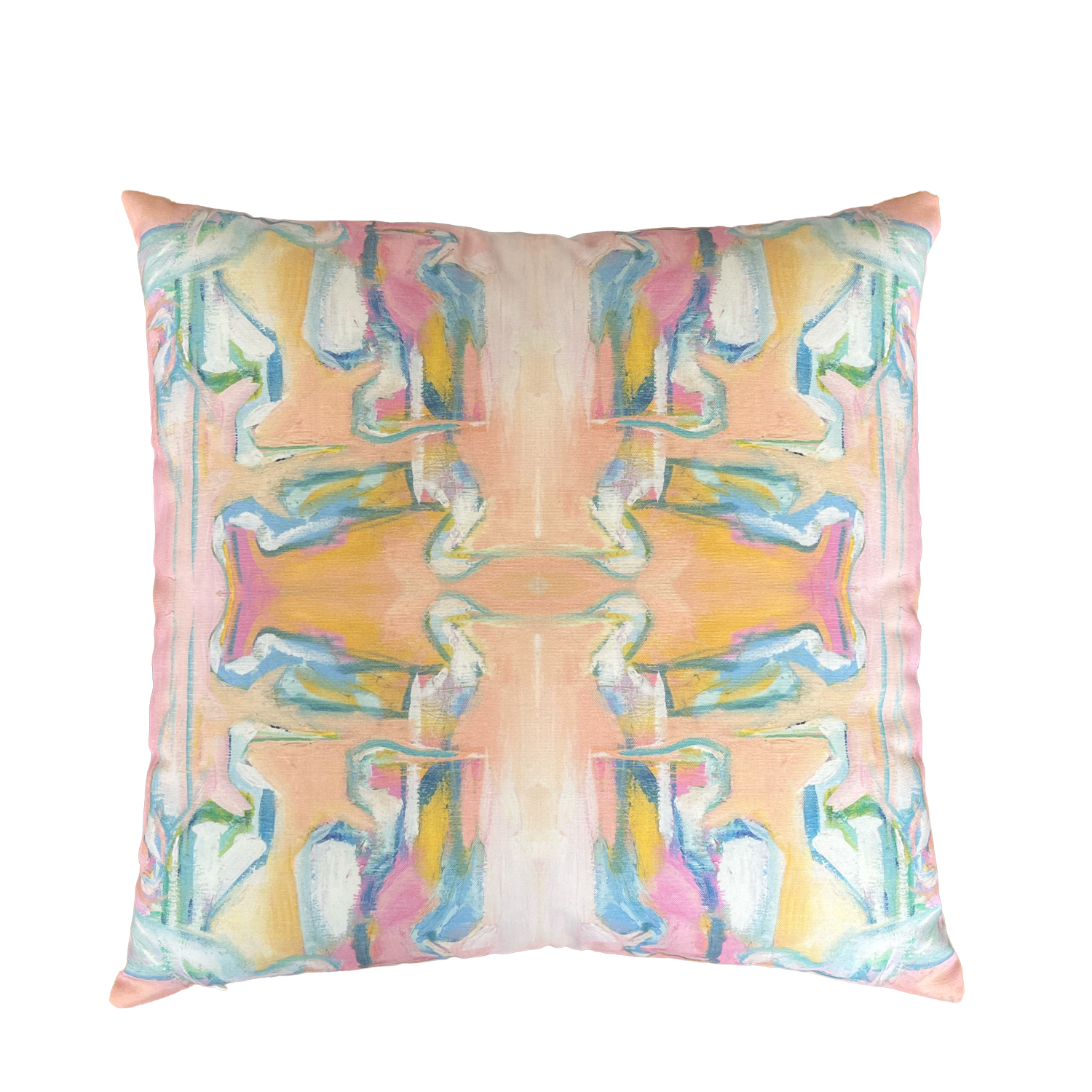 Pinkies + Cerulean Wonder Outdoor Pillow