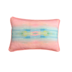 Peachy Palms Art Pillow