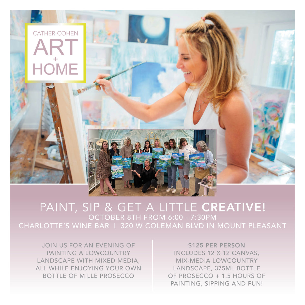 Paint with Danielle at Charlotte's Wine Bar
