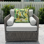 Veuve + Honeycomb Outdoor Pillow