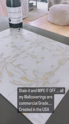 Snowy Palms  Wallcover