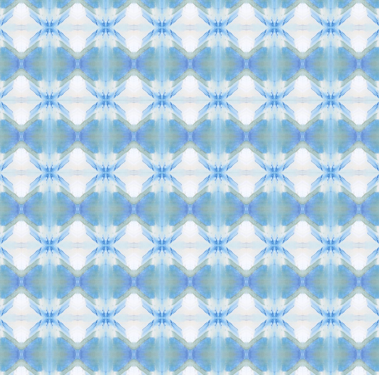 Cerulean Wonder Large Scale Wallcover