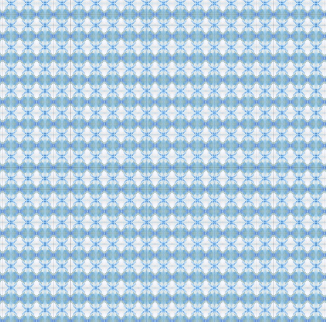 Cerulean Wonder Small Scale Wallcover