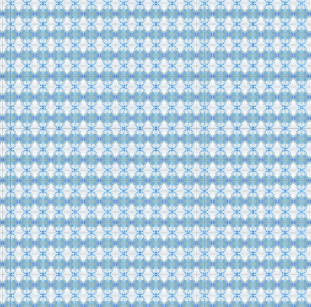 Cerulean Wonder Small Scale Wallcovering