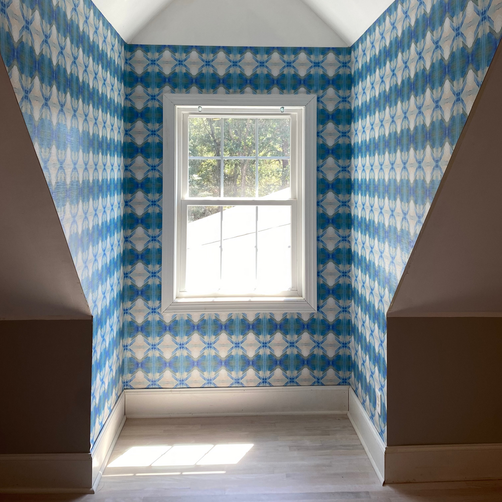 Cerulean Wonder Large Scale Wallcover